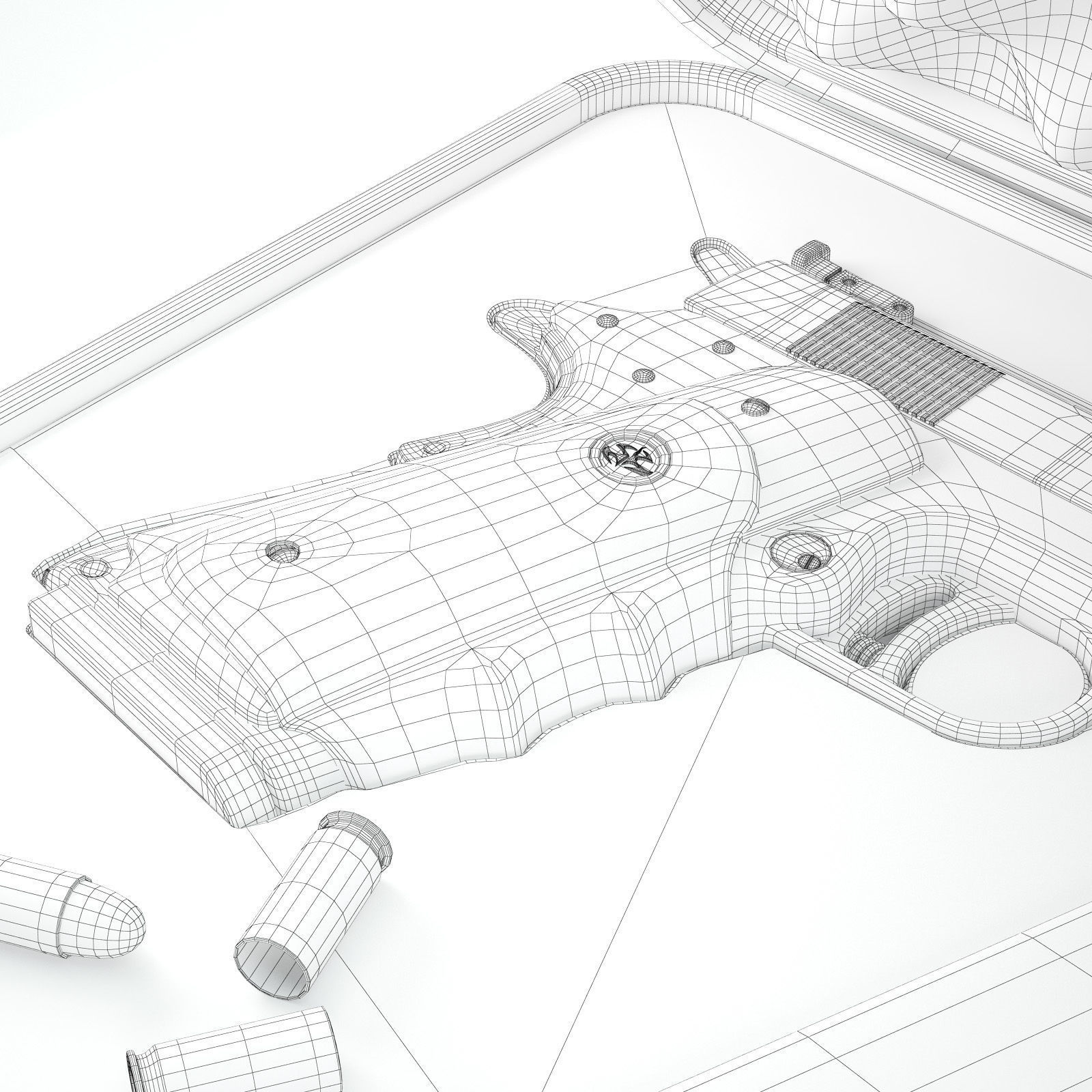 AMT Hardballer - Silverballer 3D model_22