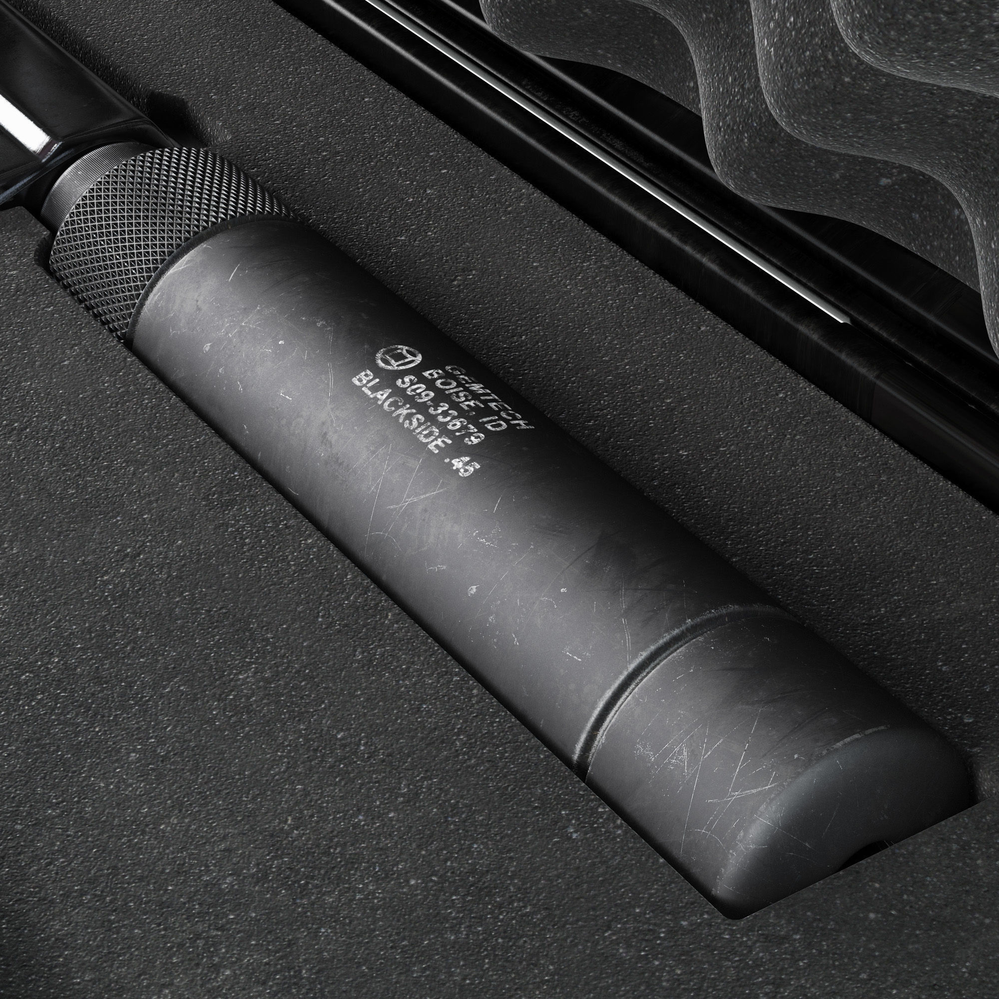 AMT Hardballer - Silverballer 3D model_5