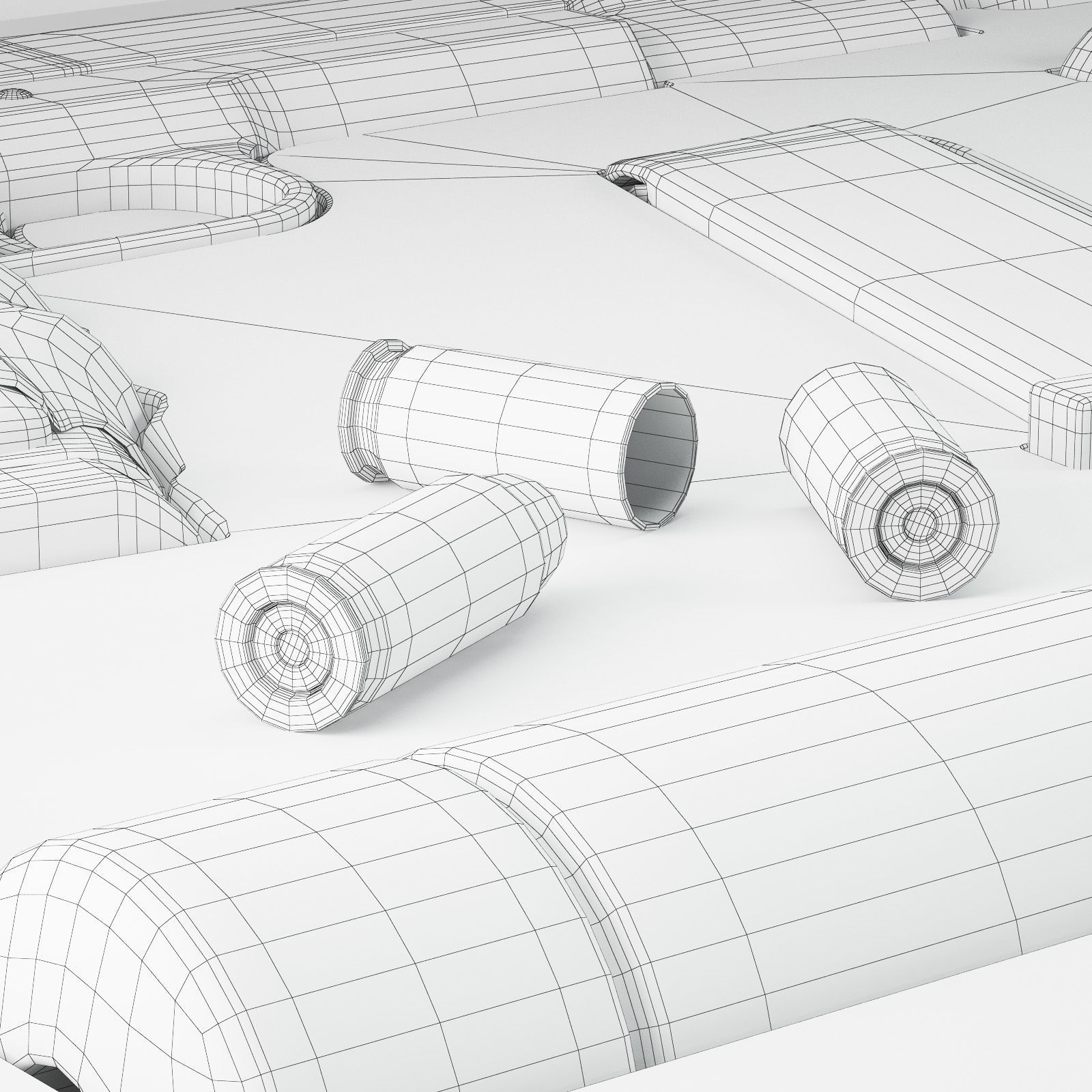 AMT Hardballer - Silverballer 3D model_15