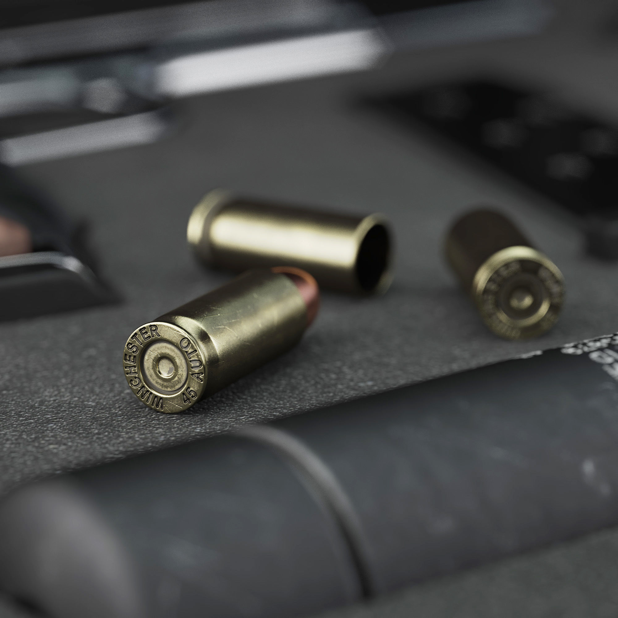 AMT Hardballer - Silverballer 3D model_4