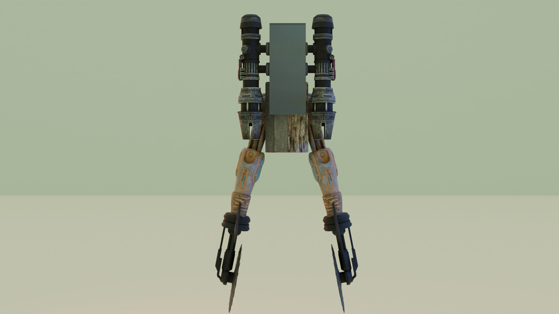 flying dual buzzsaw skibidi 3D model_3