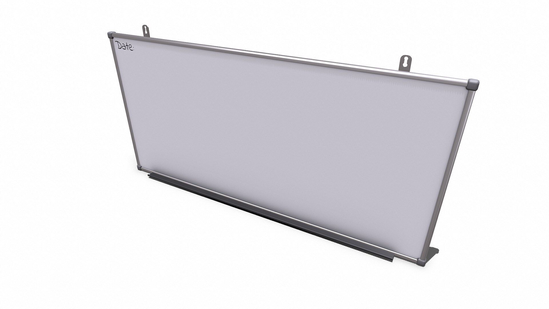 Whiteboard Low-poly PBR Free low-poly 3D model_2