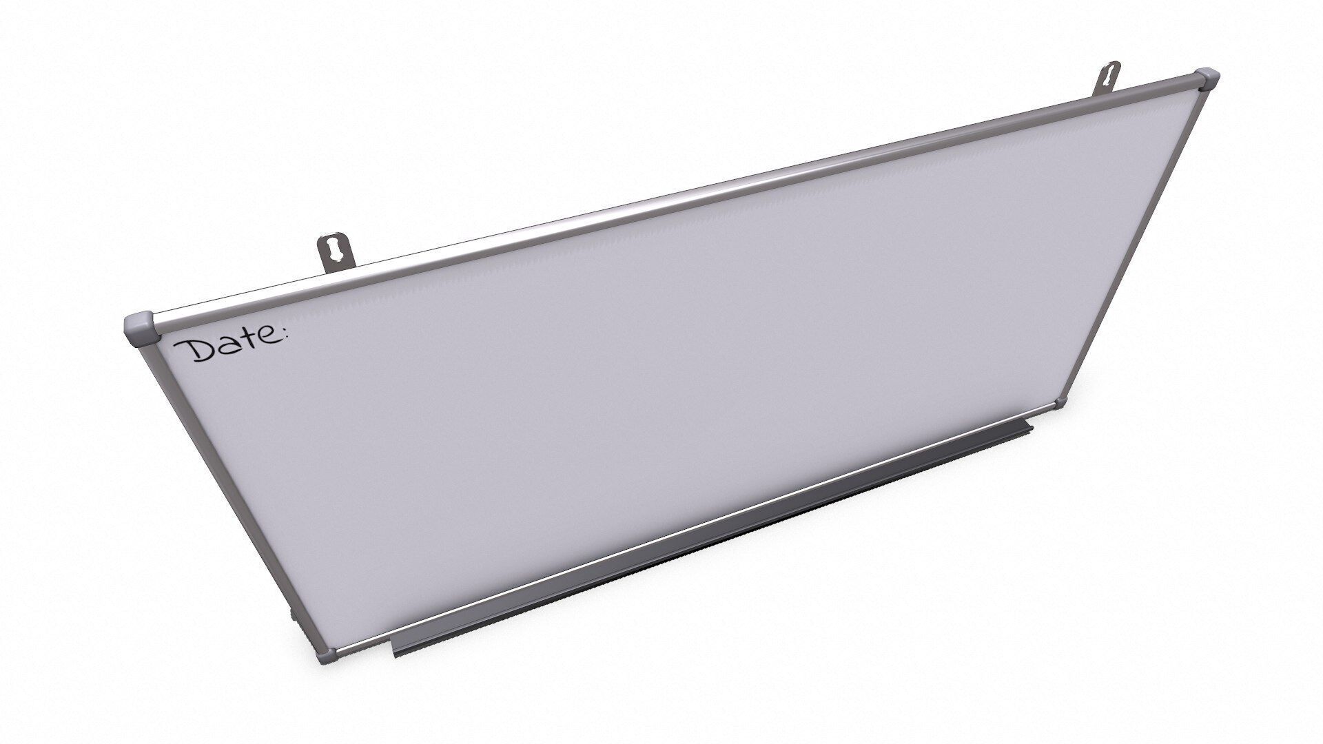 Whiteboard Low-poly PBR Free low-poly 3D model_10