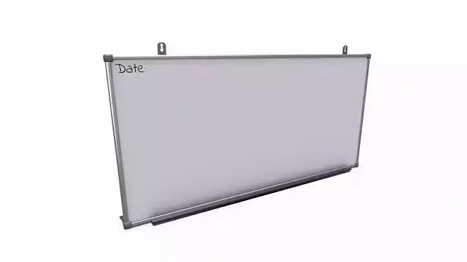 Whiteboard Low-poly PBR Free low-poly 3D model