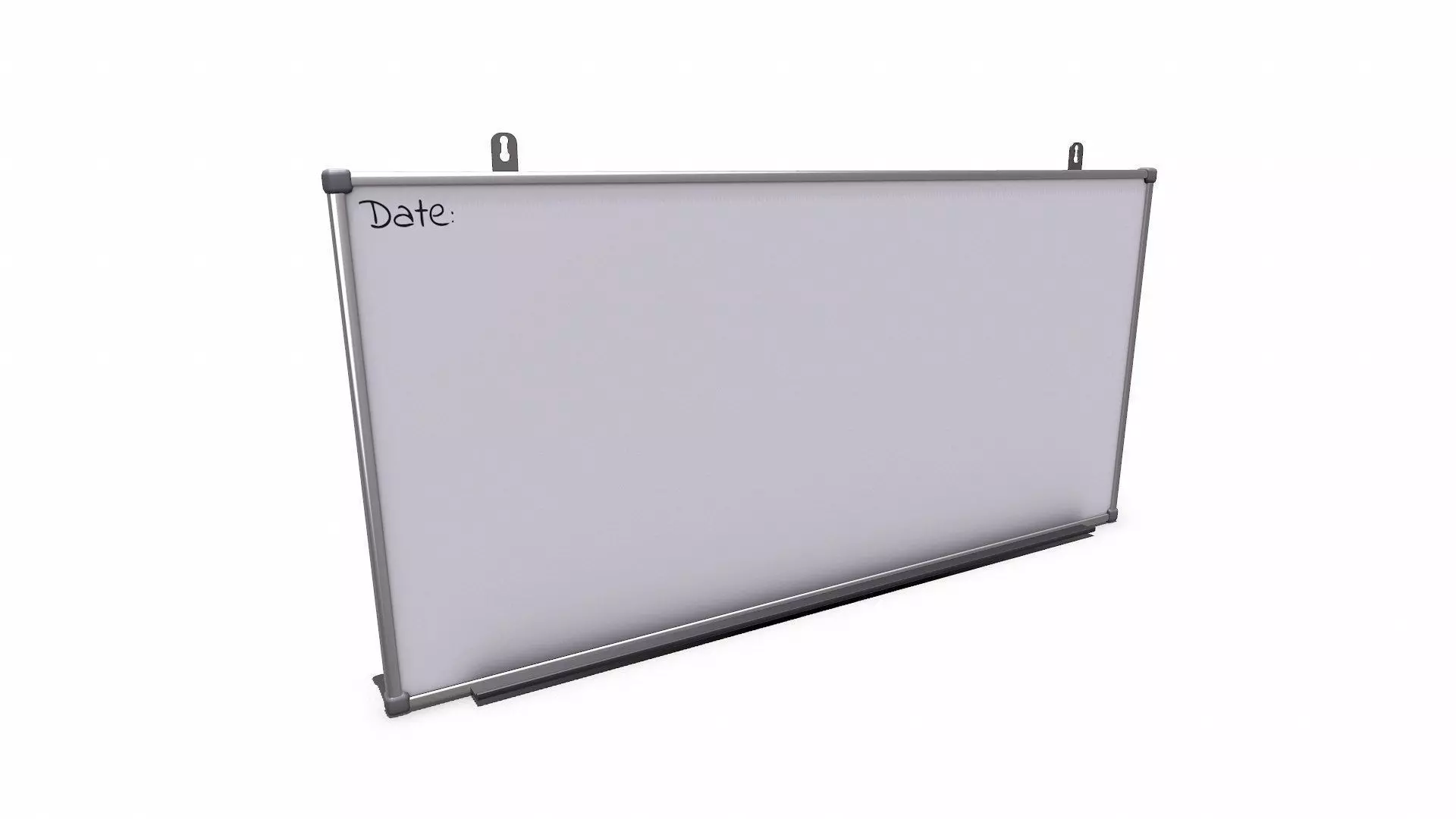 Whiteboard Low-poly PBR Free low-poly 3D model_0