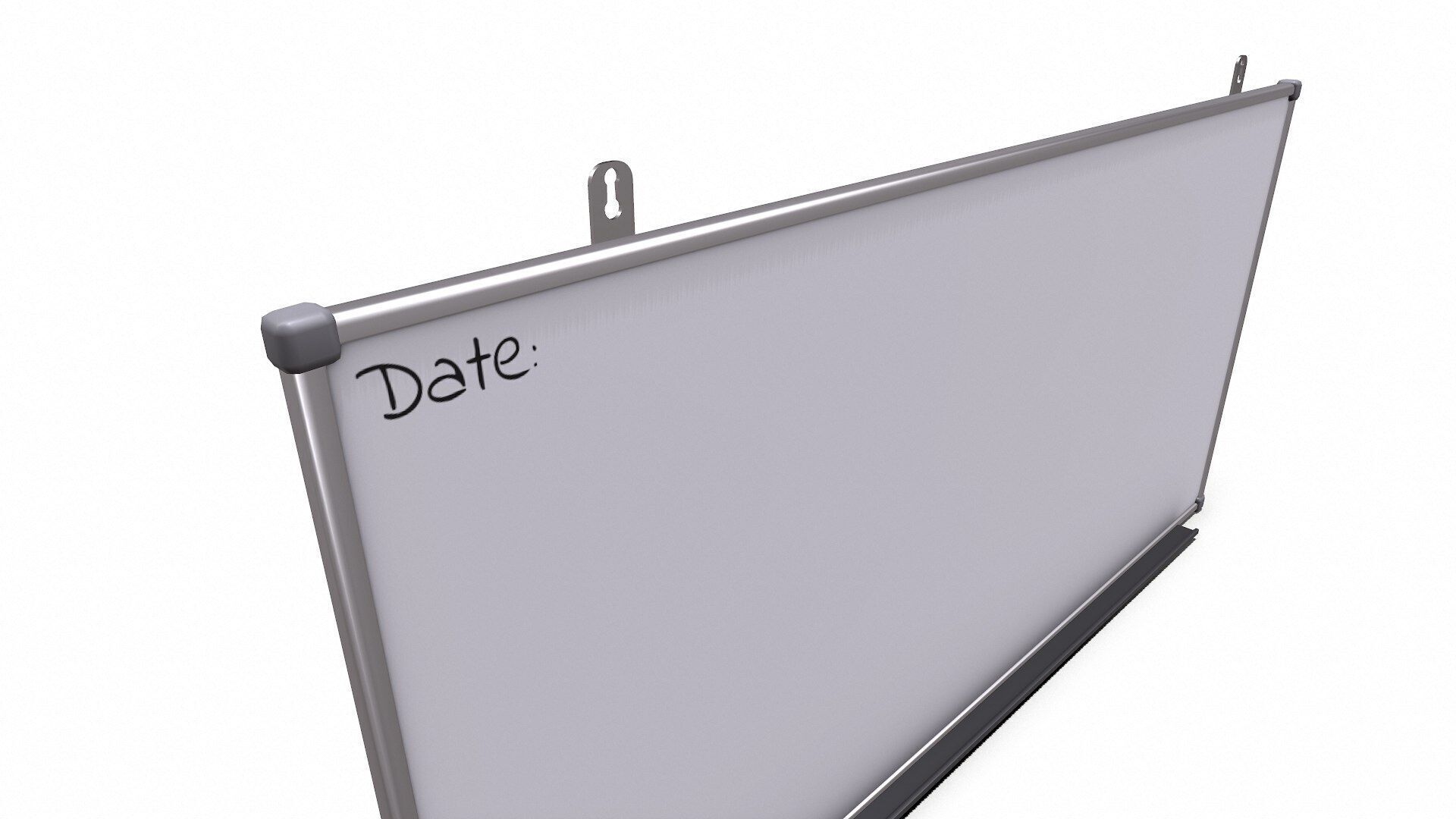 Whiteboard Low-poly PBR Free low-poly 3D model_9