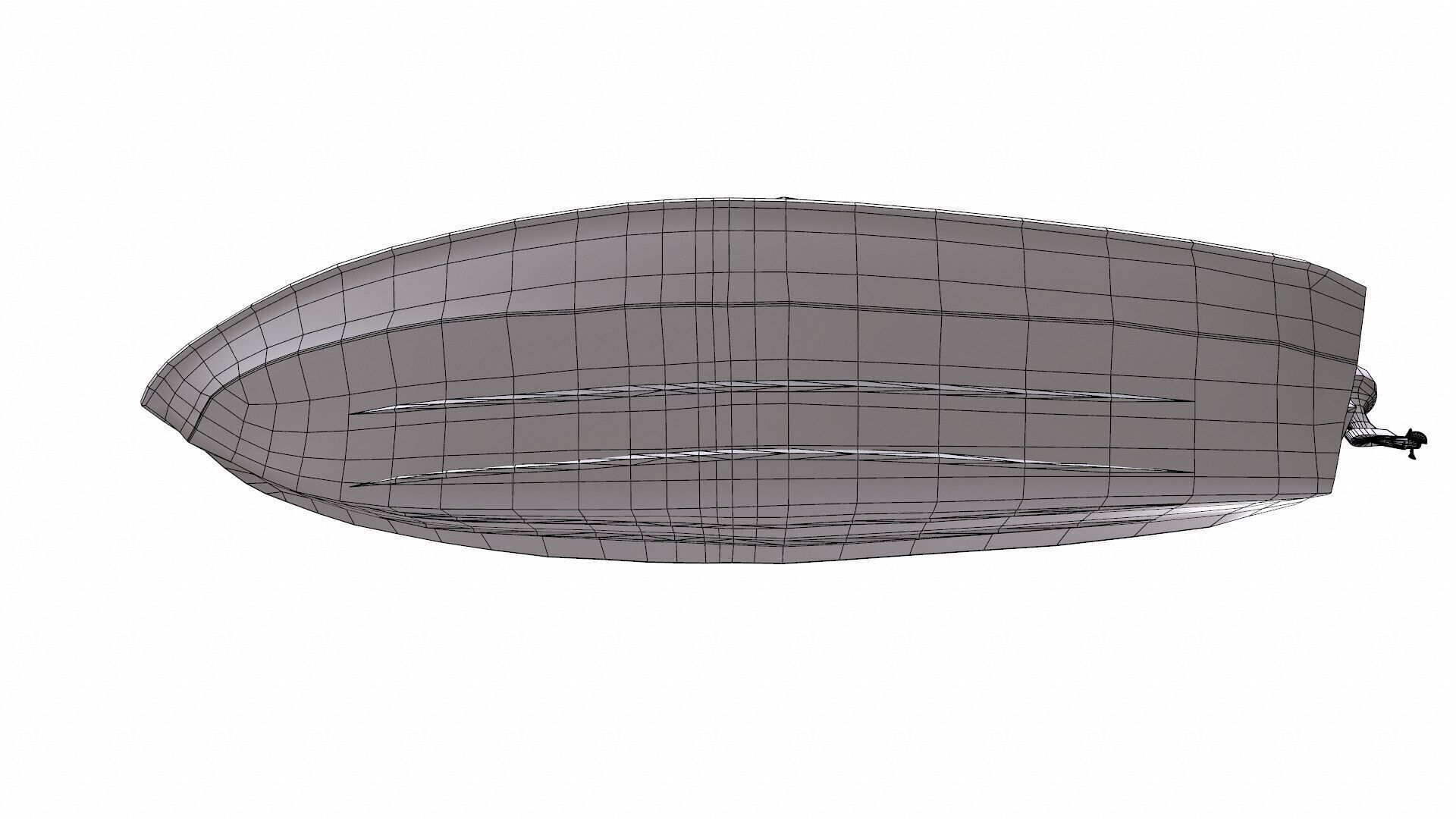 Speedboat Low-poly PBR Low-poly 3D model_23