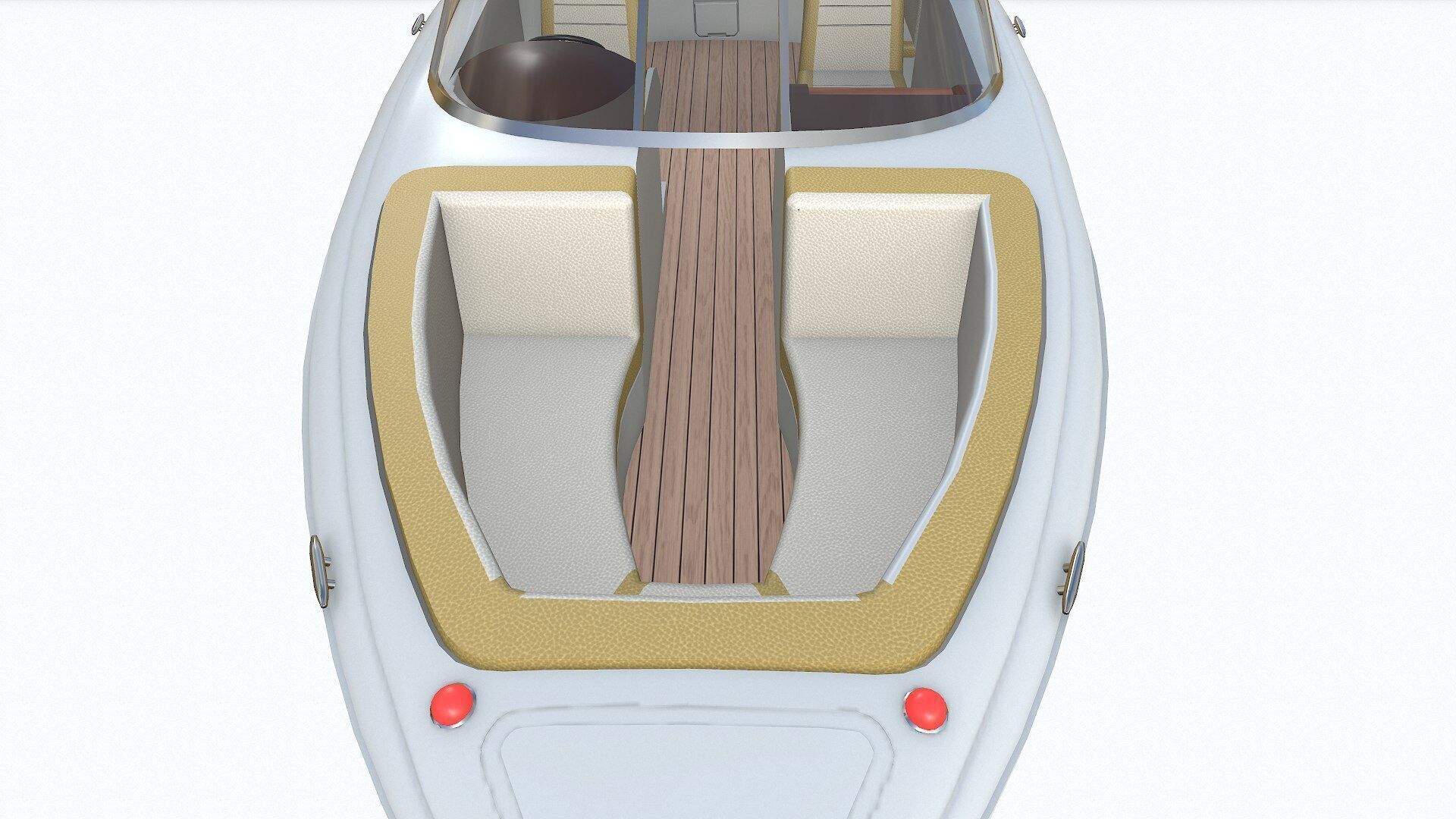 Speedboat 6 Low-poly PBR Low-poly 3D model_18