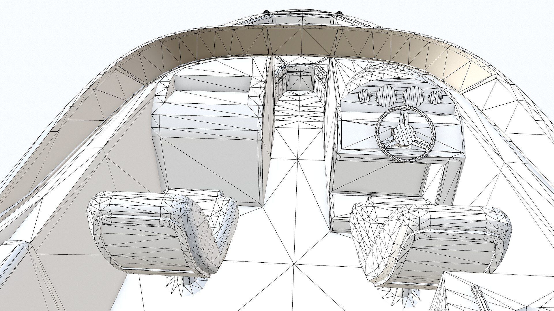 Speedboat 6 Low-poly PBR Low-poly 3D model_31