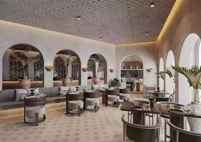  restaurant  cafe  Interior scene 