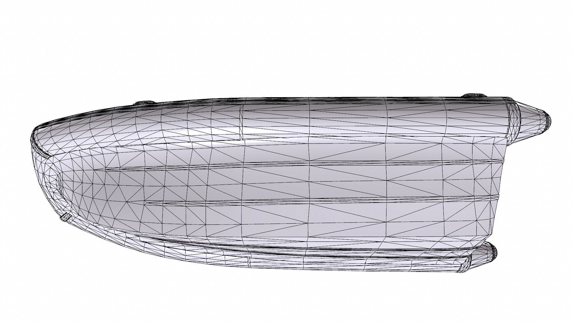 Rigid Inflatable Boat RHIB Low-poly PBR Low-poly 3D model_32