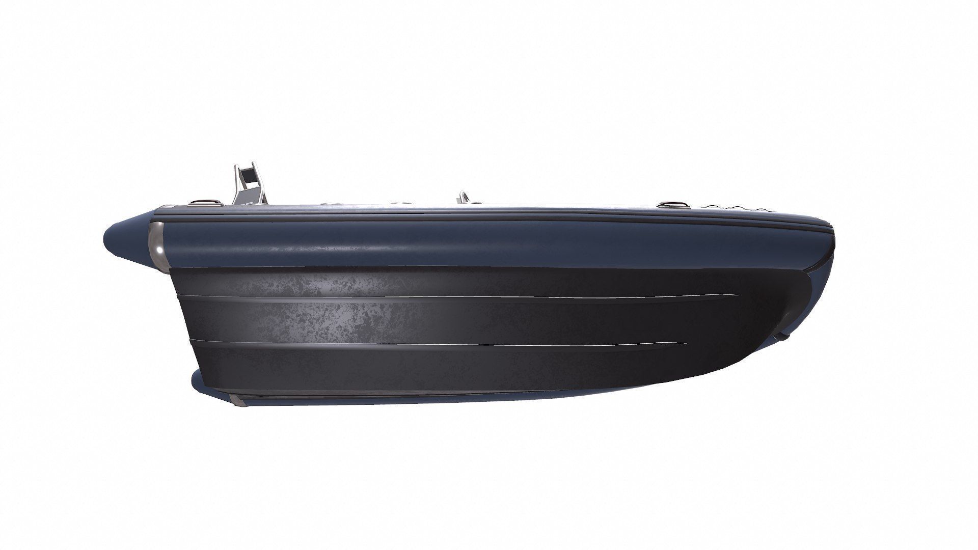 Rigid Inflatable Boat RHIB Low-poly PBR Low-poly 3D model_11