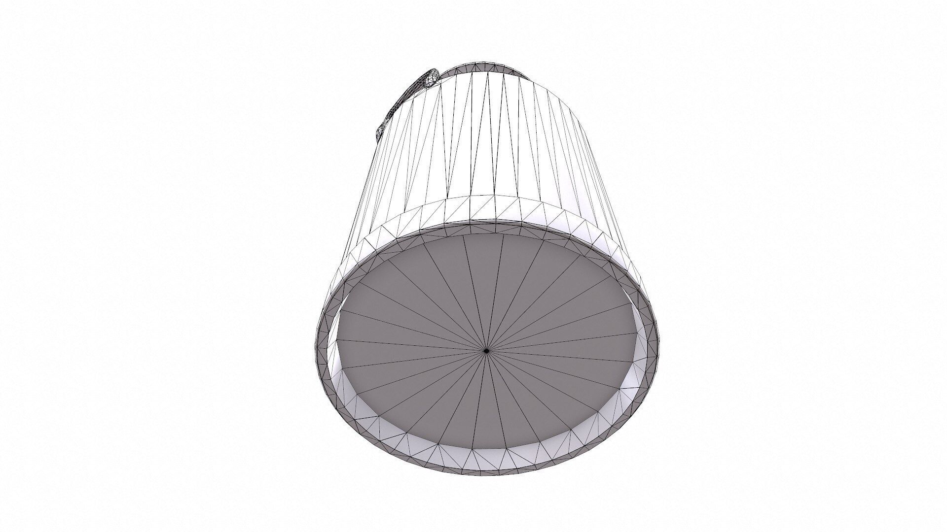 Old Vintage Rusty Milk Can Low-poly PBR Low-poly 3D model_14