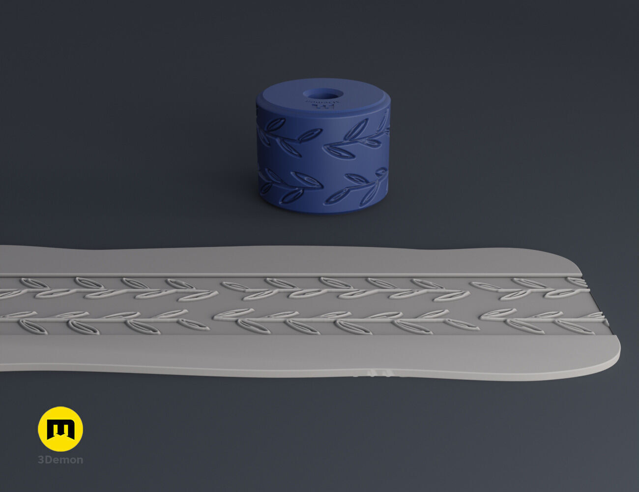 Texture Rollers Greek Patterns 3D print model_9