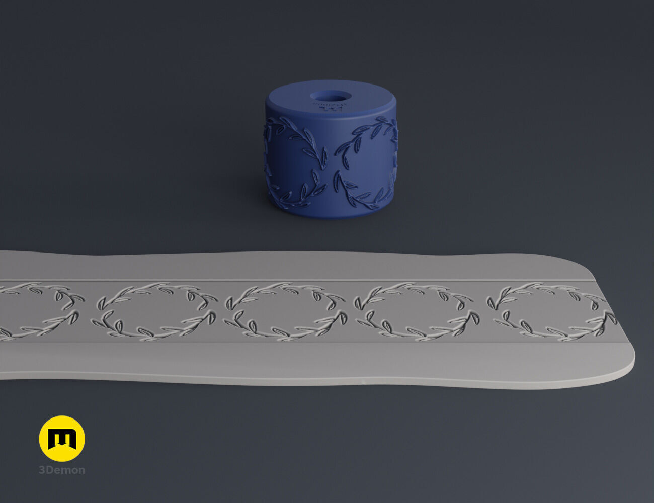 Texture Rollers Greek Patterns 3D print model_12