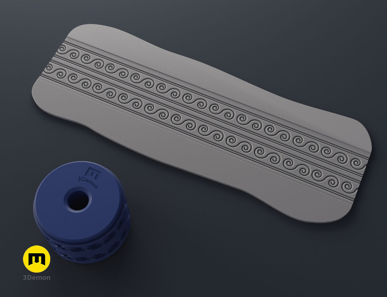 Texture Rollers Greek Patterns 3D print model_13