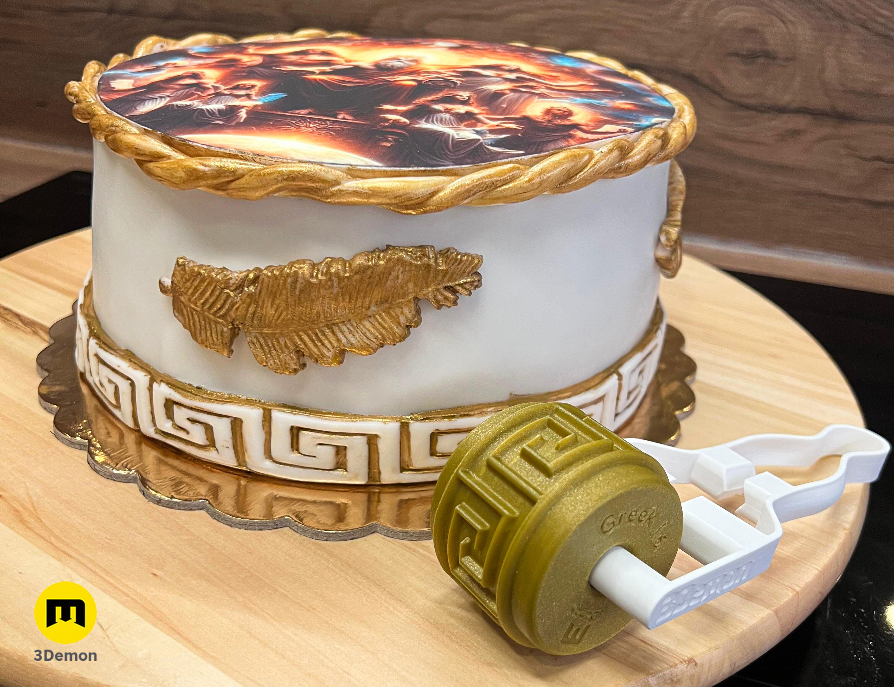 Texture Rollers Greek Patterns 3D print model_4