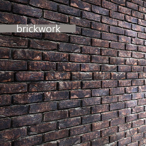 Bricks brickwork 3D model