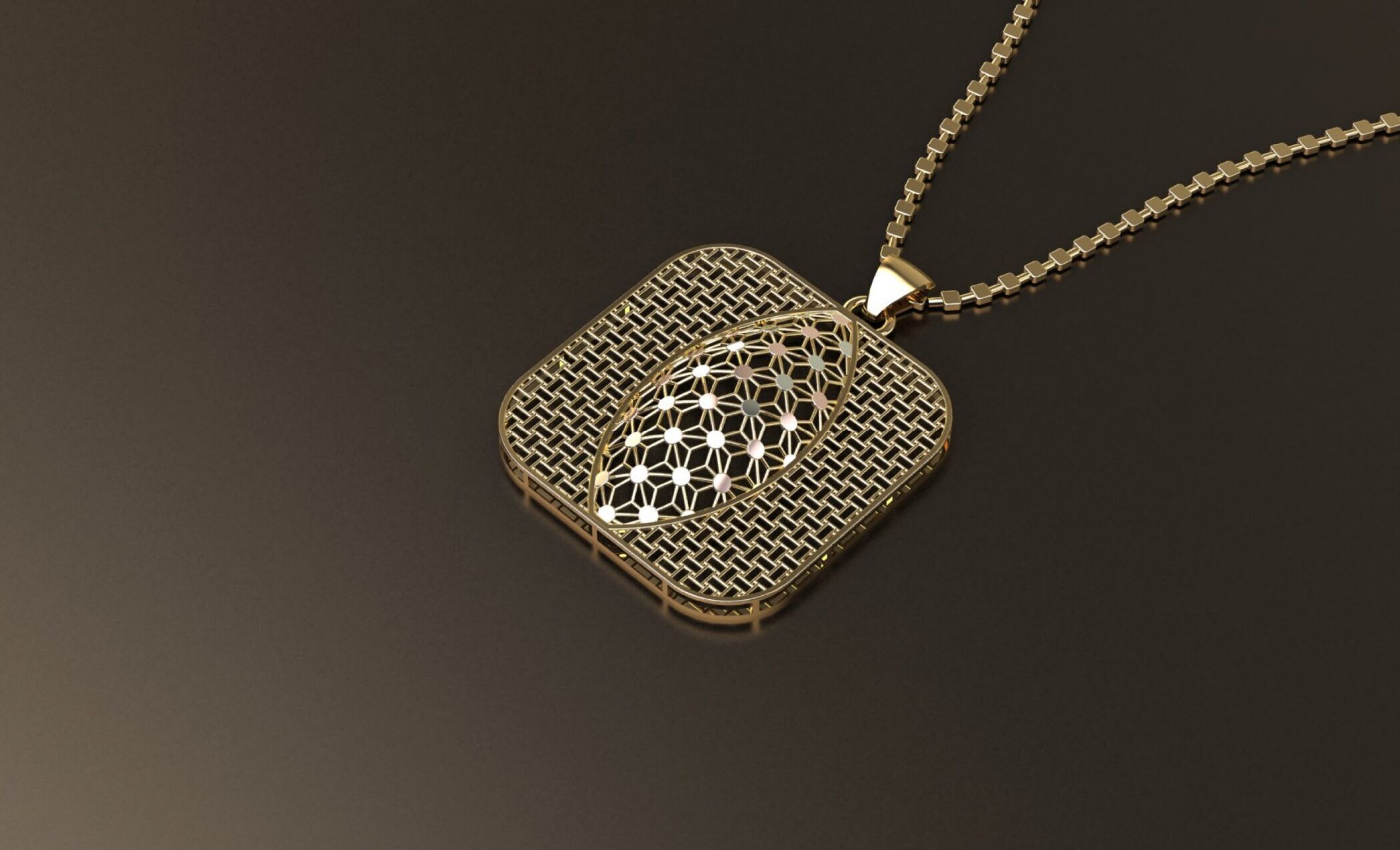 42 intricate jali-style pendant designs 3D print model_18