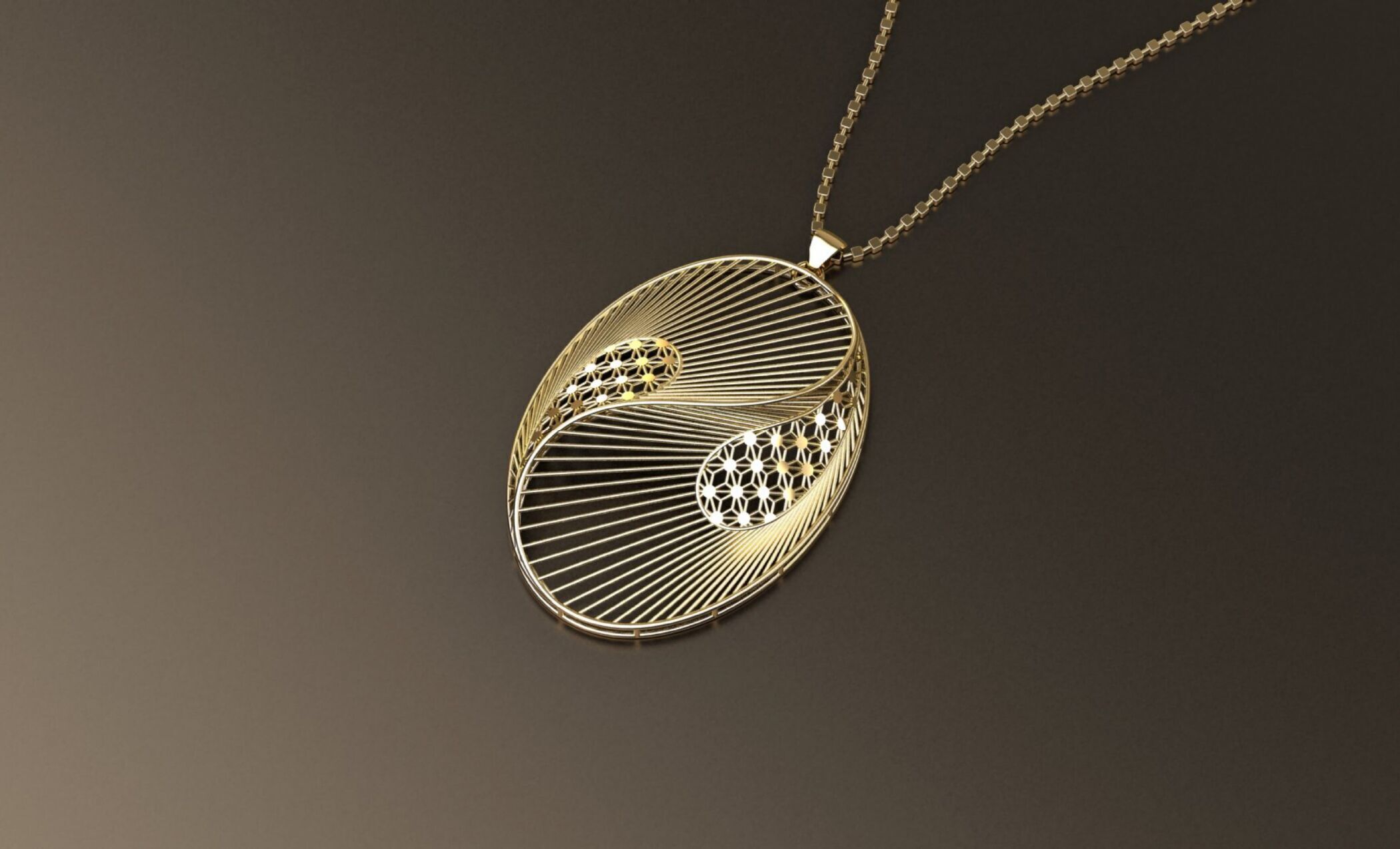 42 intricate jali-style pendant designs 3D print model_16