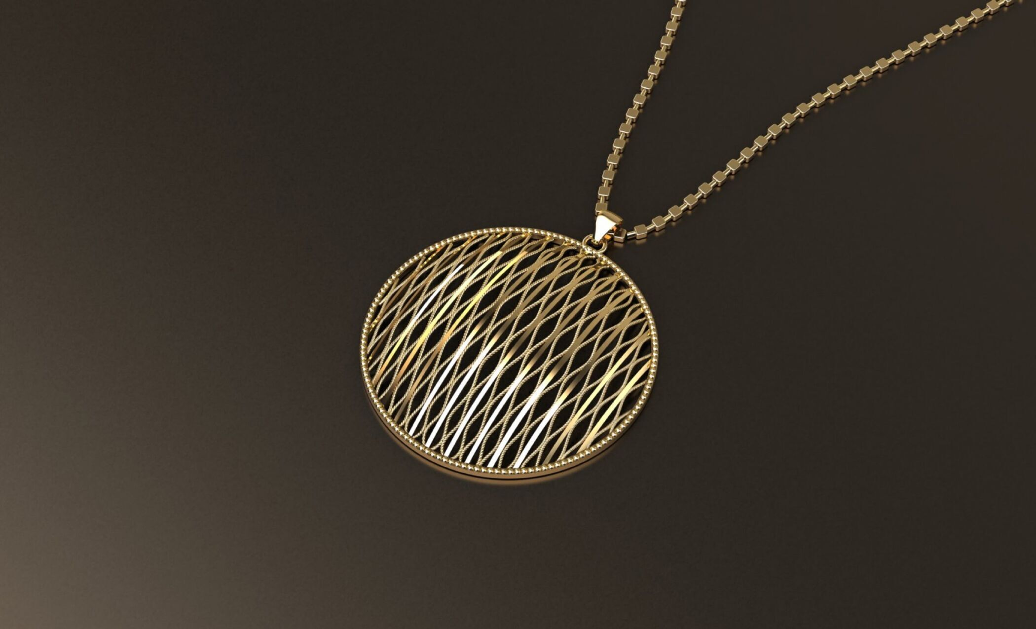 42 intricate jali-style pendant designs 3D print model_1
