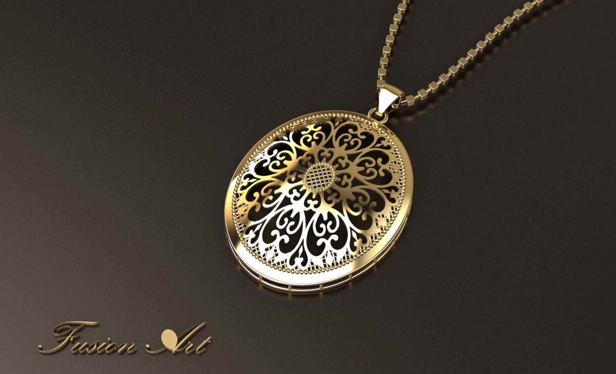 42 intricate jali-style pendant designs 3D print model_6
