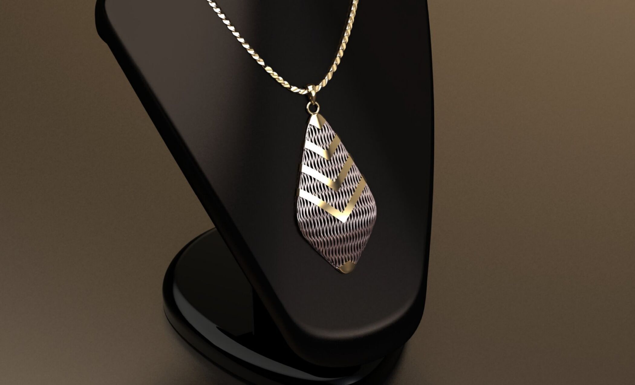 42 intricate jali-style pendant designs 3D print model_39