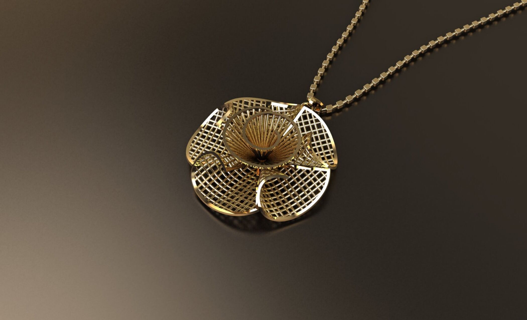 42 intricate jali-style pendant designs 3D print model_17