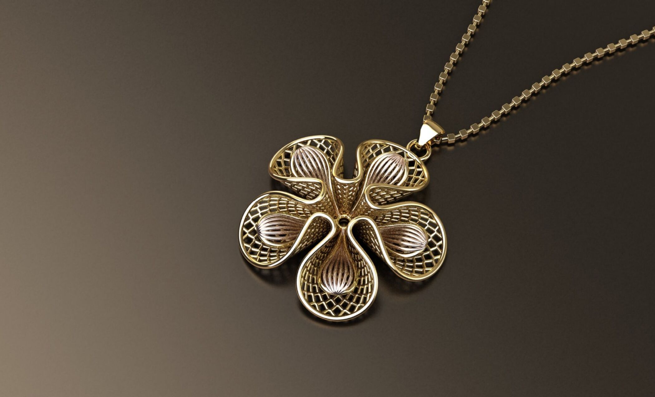 42 intricate jali-style pendant designs 3D print model_13