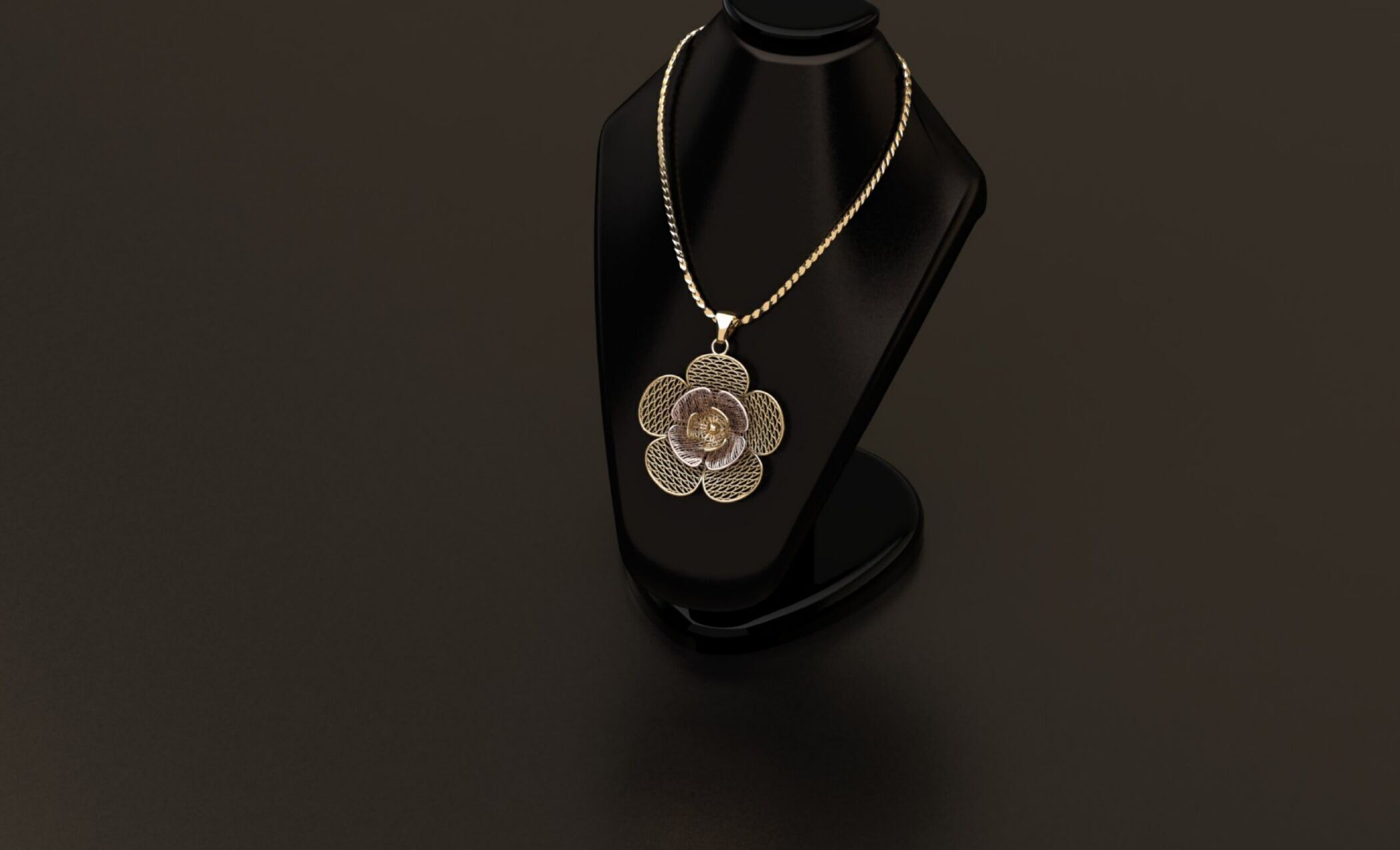 42 intricate jali-style pendant designs 3D print model_38