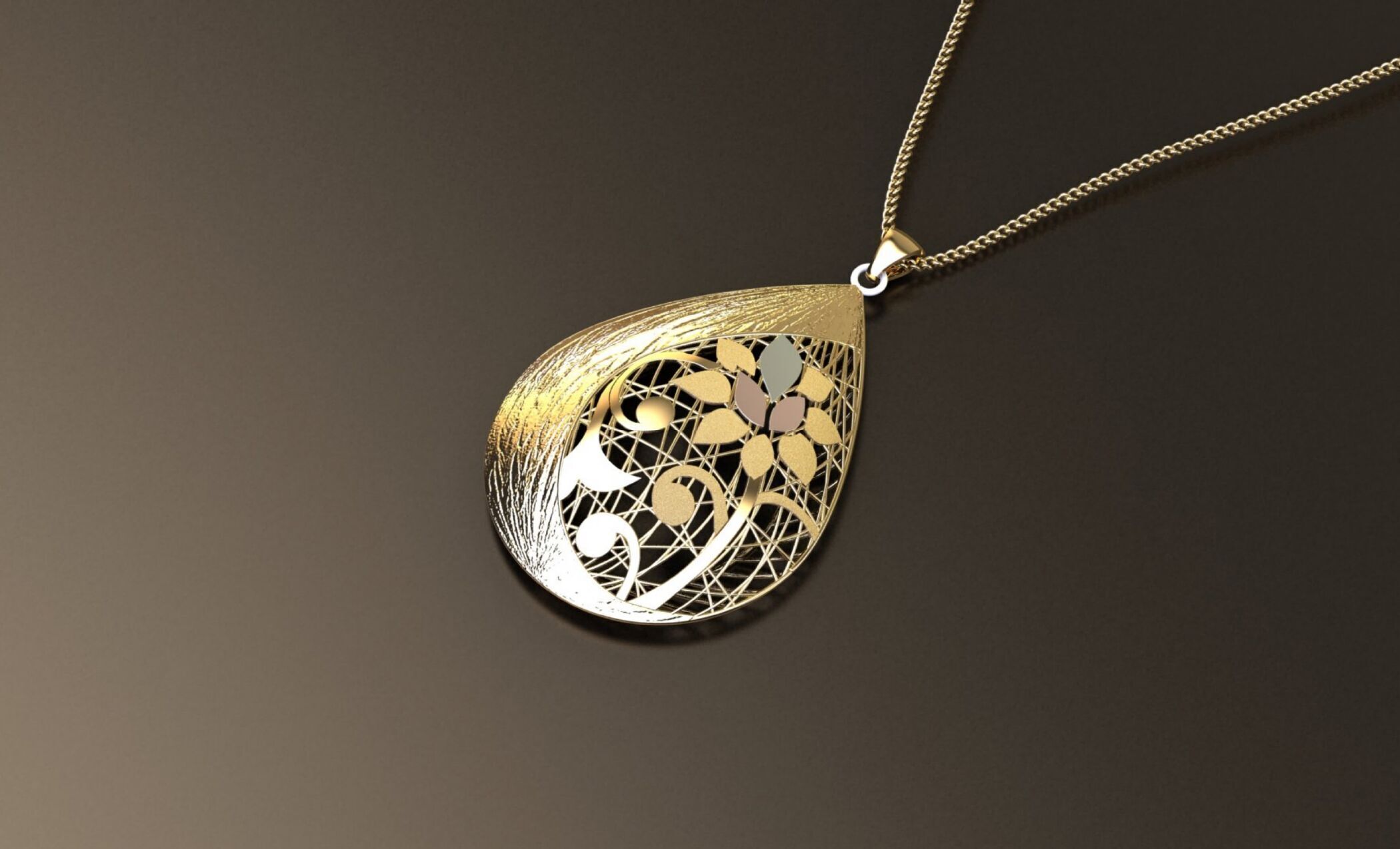 42 intricate jali-style pendant designs 3D print model_5