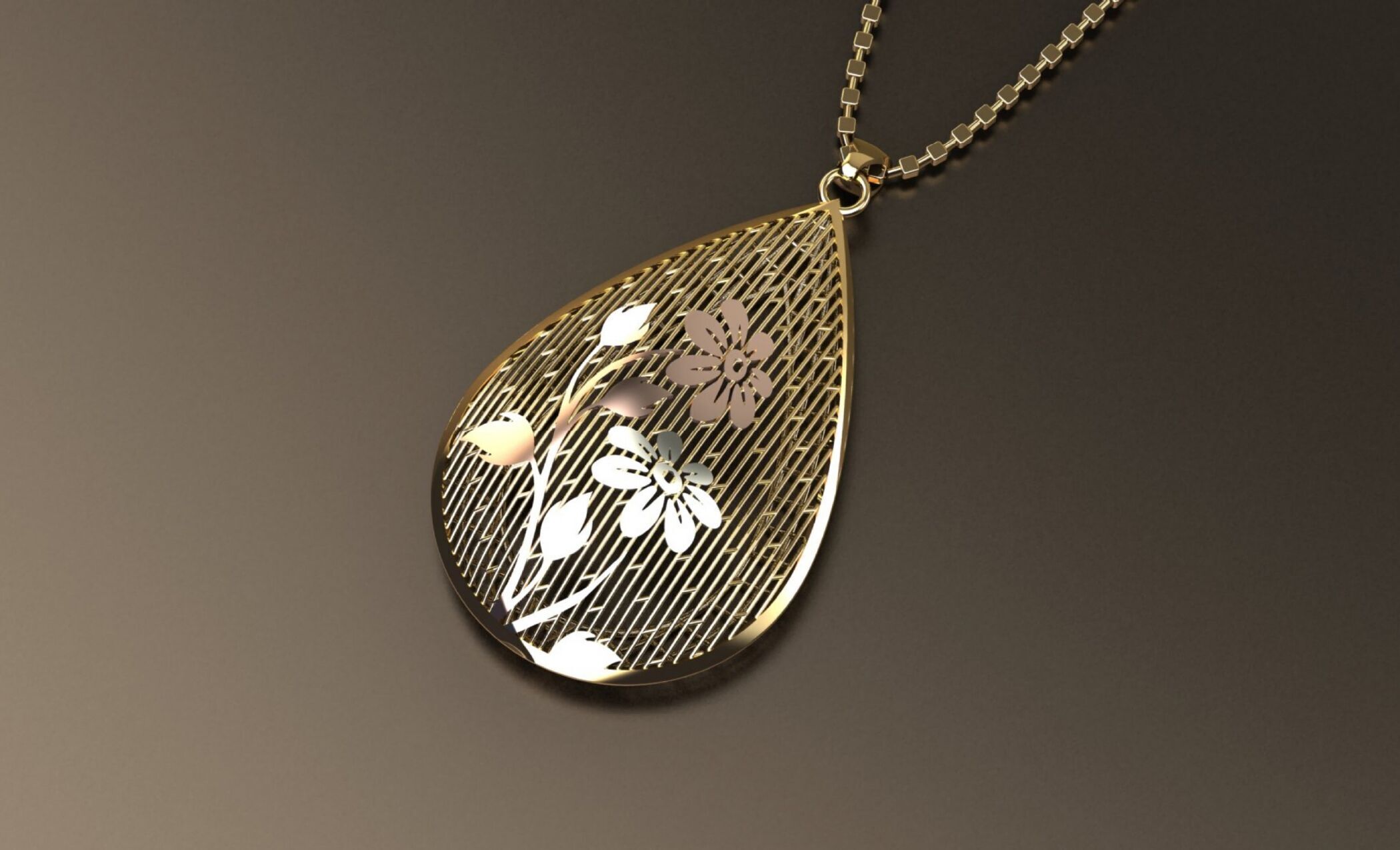 42 intricate jali-style pendant designs 3D print model_9