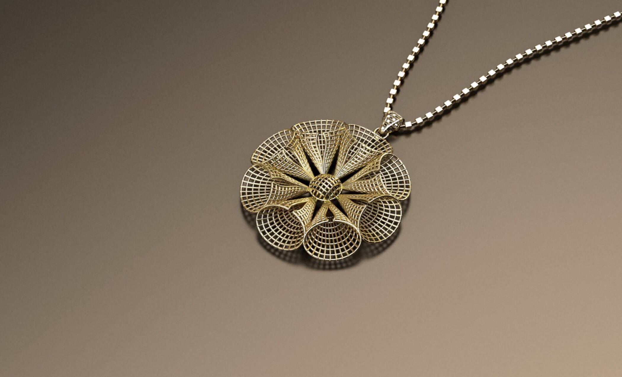 42 intricate jali-style pendant designs 3D print model_26