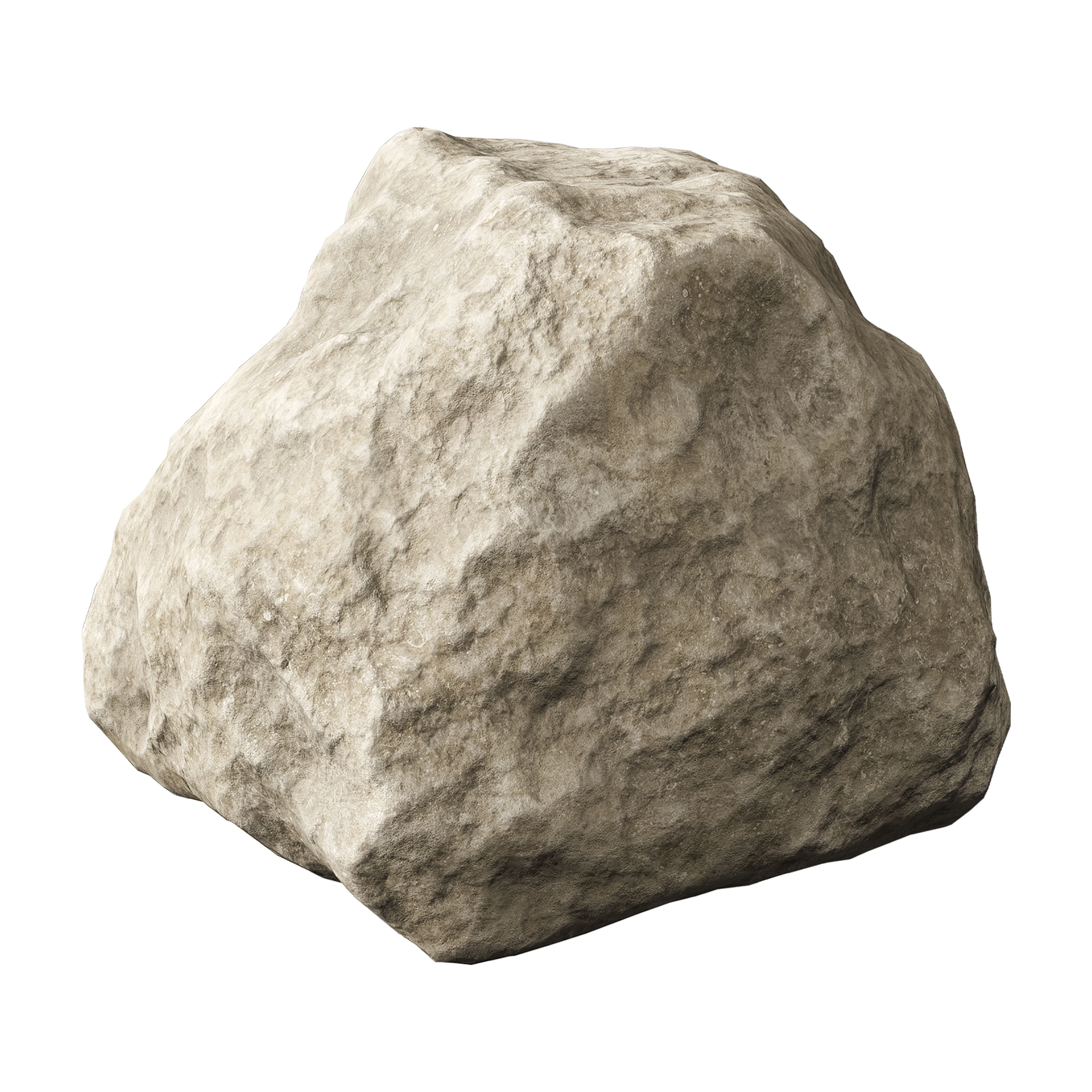 Low Poly Rocks Set 06 3D model_1