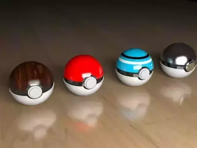 Pokeball set pokemon ball