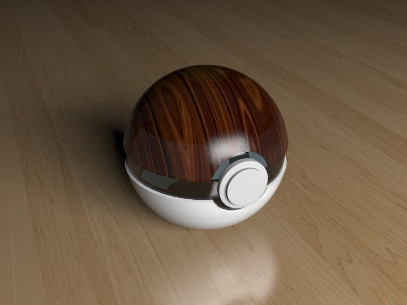 Pokeball set pokemon ball 3D model_4