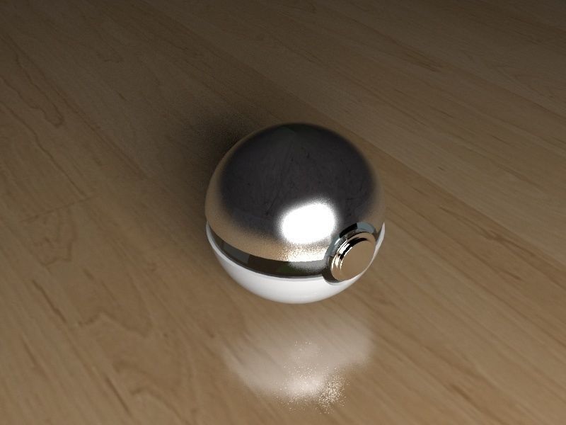 Pokeball set pokemon ball 3D model_3