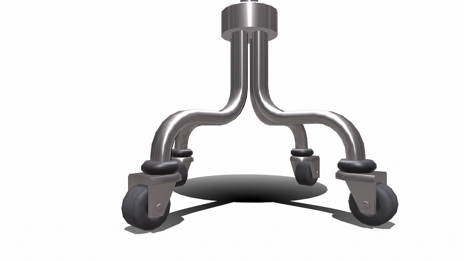 Medical Stool Low-poly PBR Low-poly 3D model_4