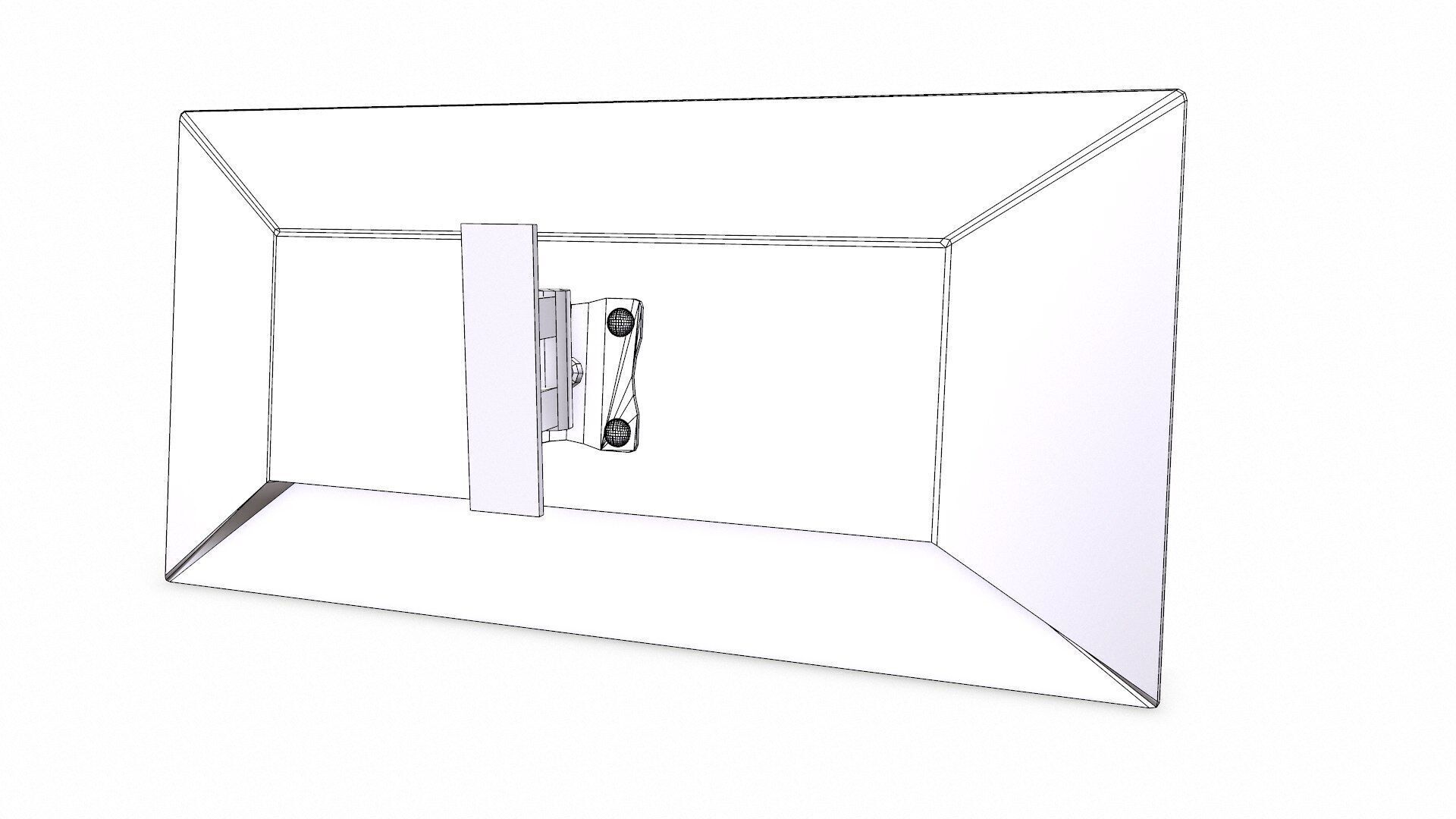 Hanging Monitor Low-poly PBR Free low-poly 3D model_7