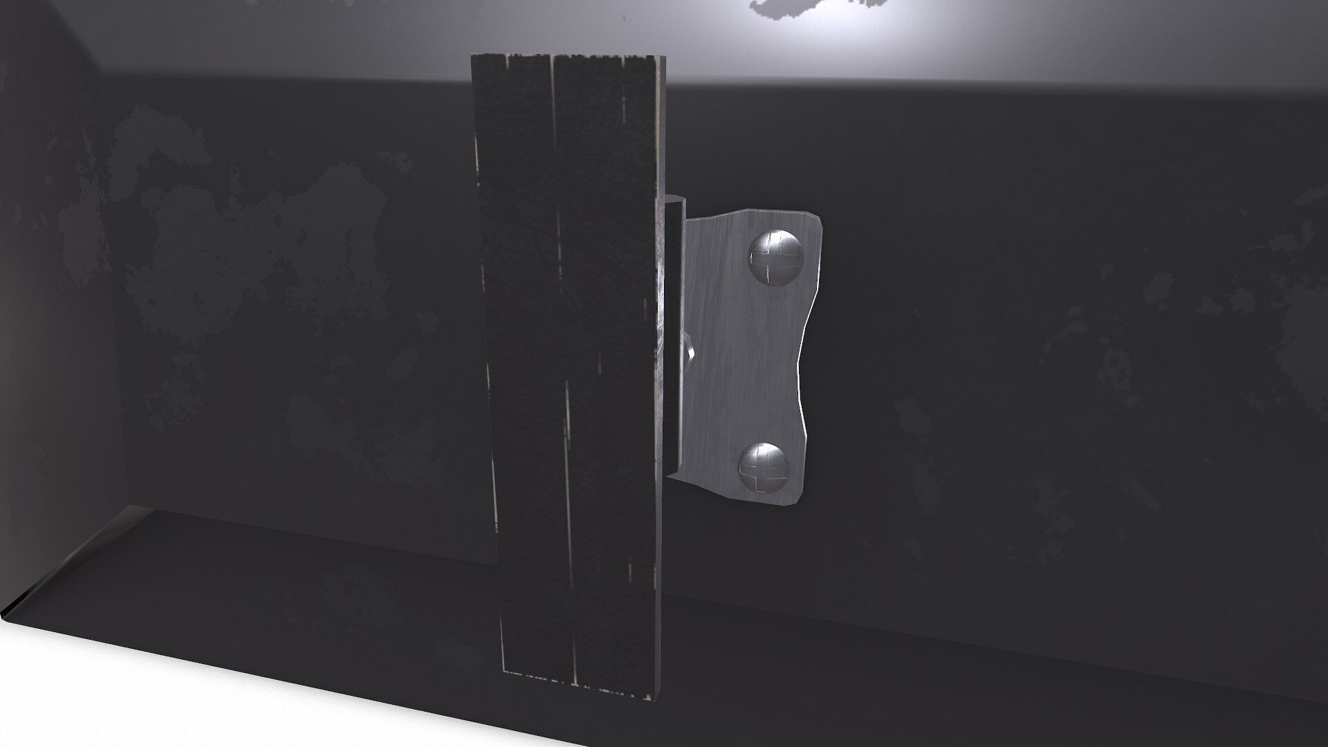 Hanging Monitor Low-poly PBR Free low-poly 3D model_2