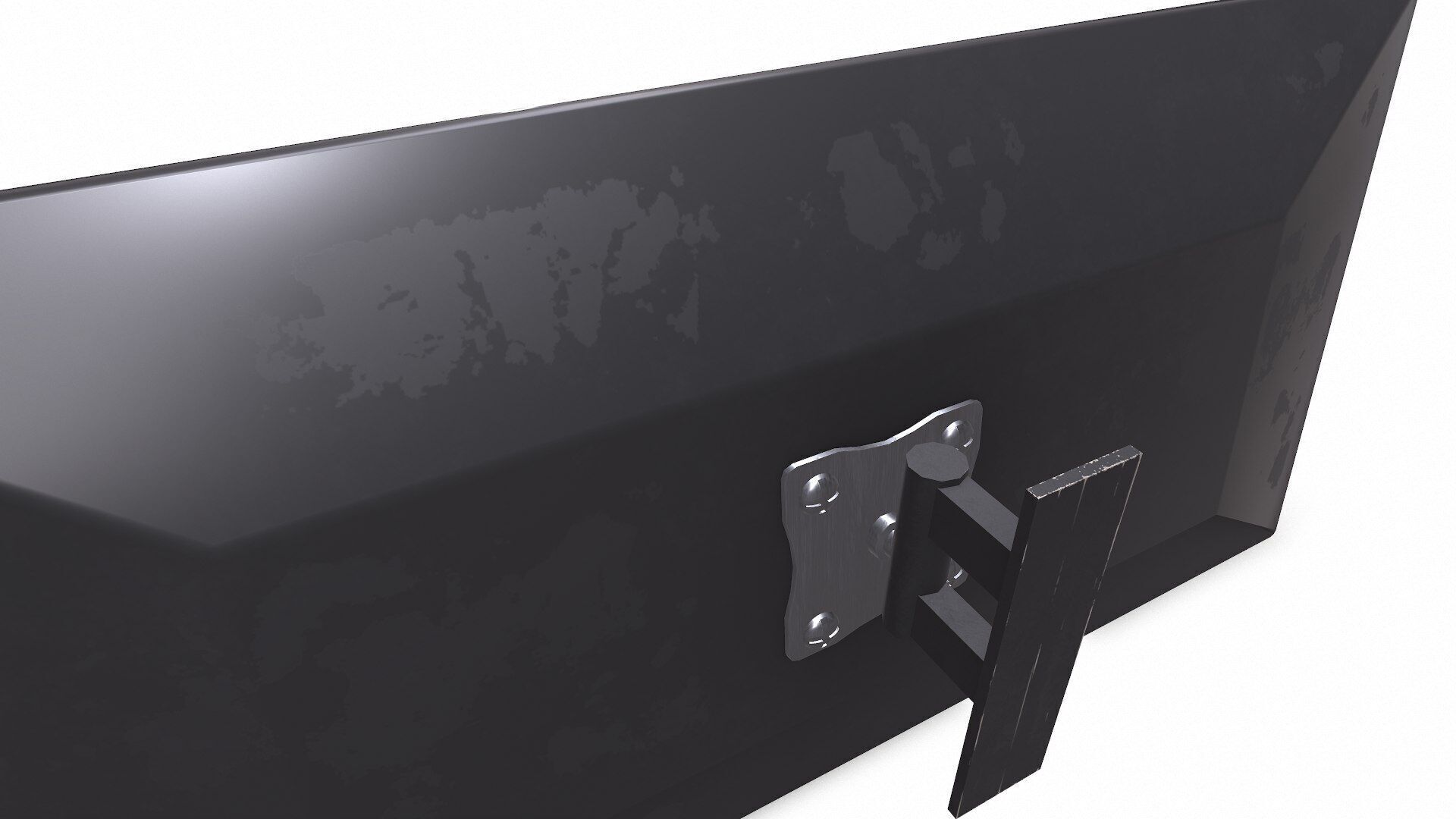 Hanging Monitor Low-poly PBR Free low-poly 3D model_3