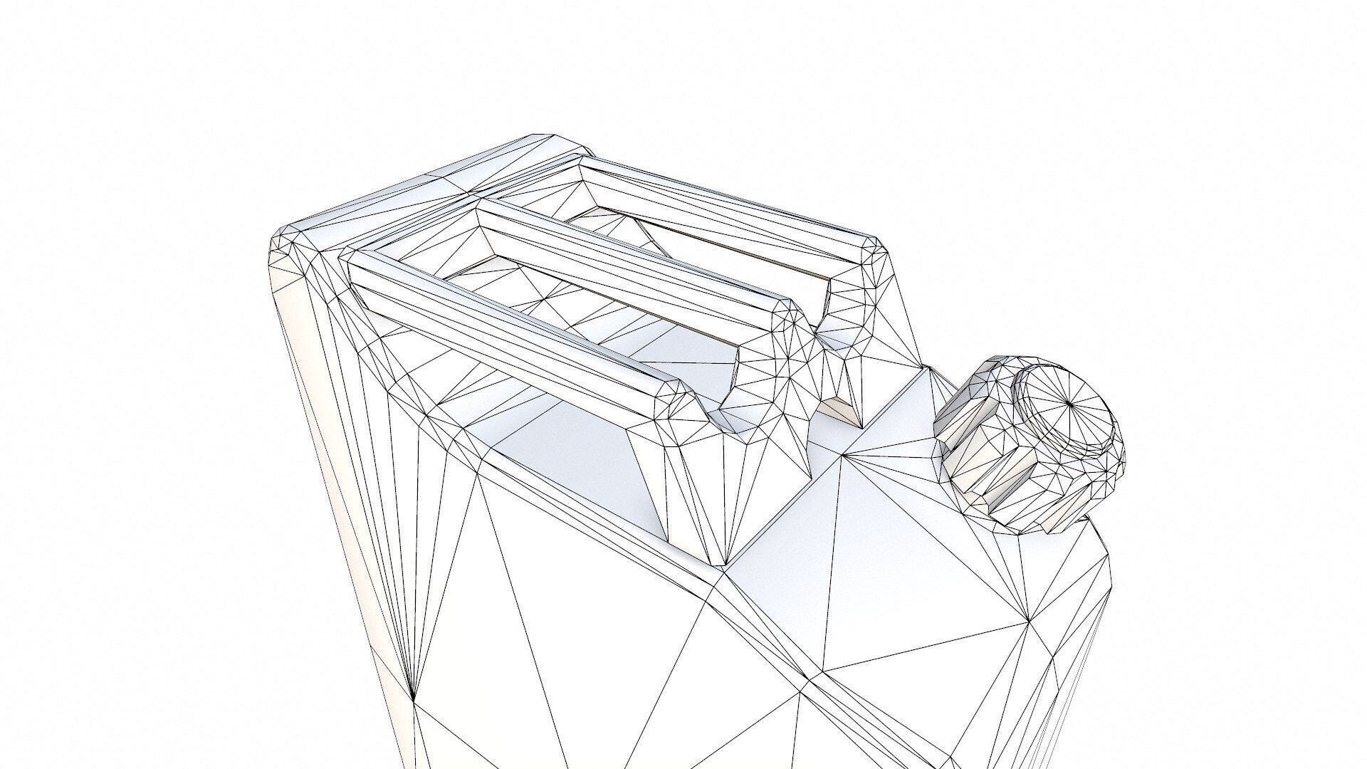 Fuel Can Low-poly PBR Free low-poly 3D model_11