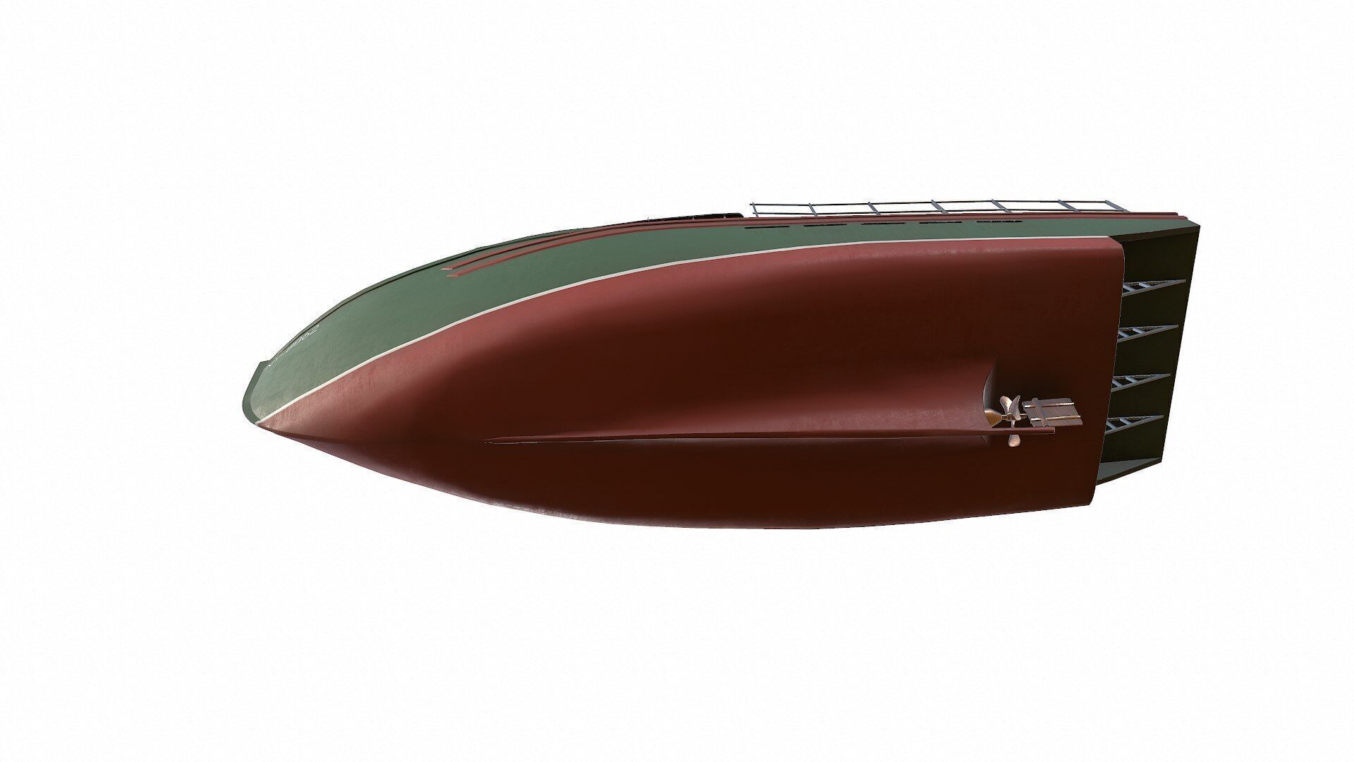 Fishing Boat Low-poly PBR Low-poly 3D model_26