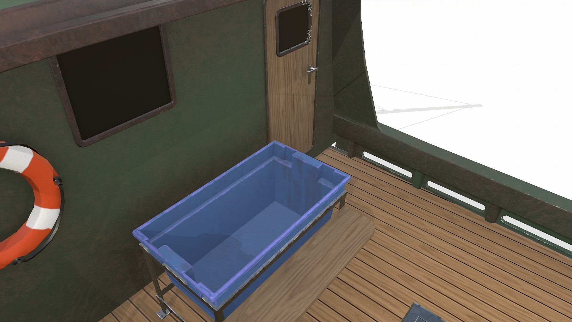 Fishing Boat Low-poly PBR Low-poly 3D model_20