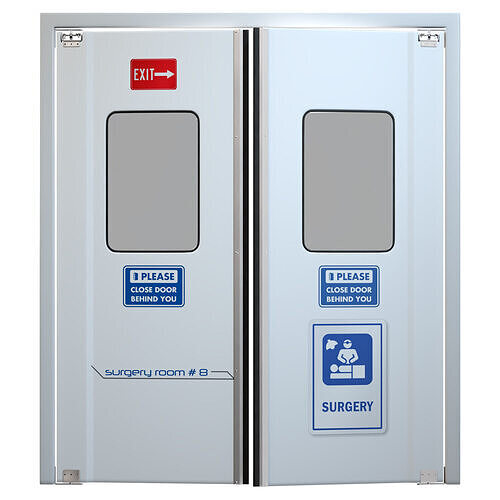 Surgery Double Doors 3D model