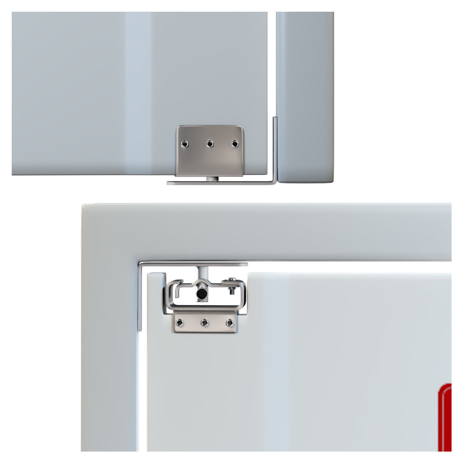 Surgery Double Doors 3D model_4