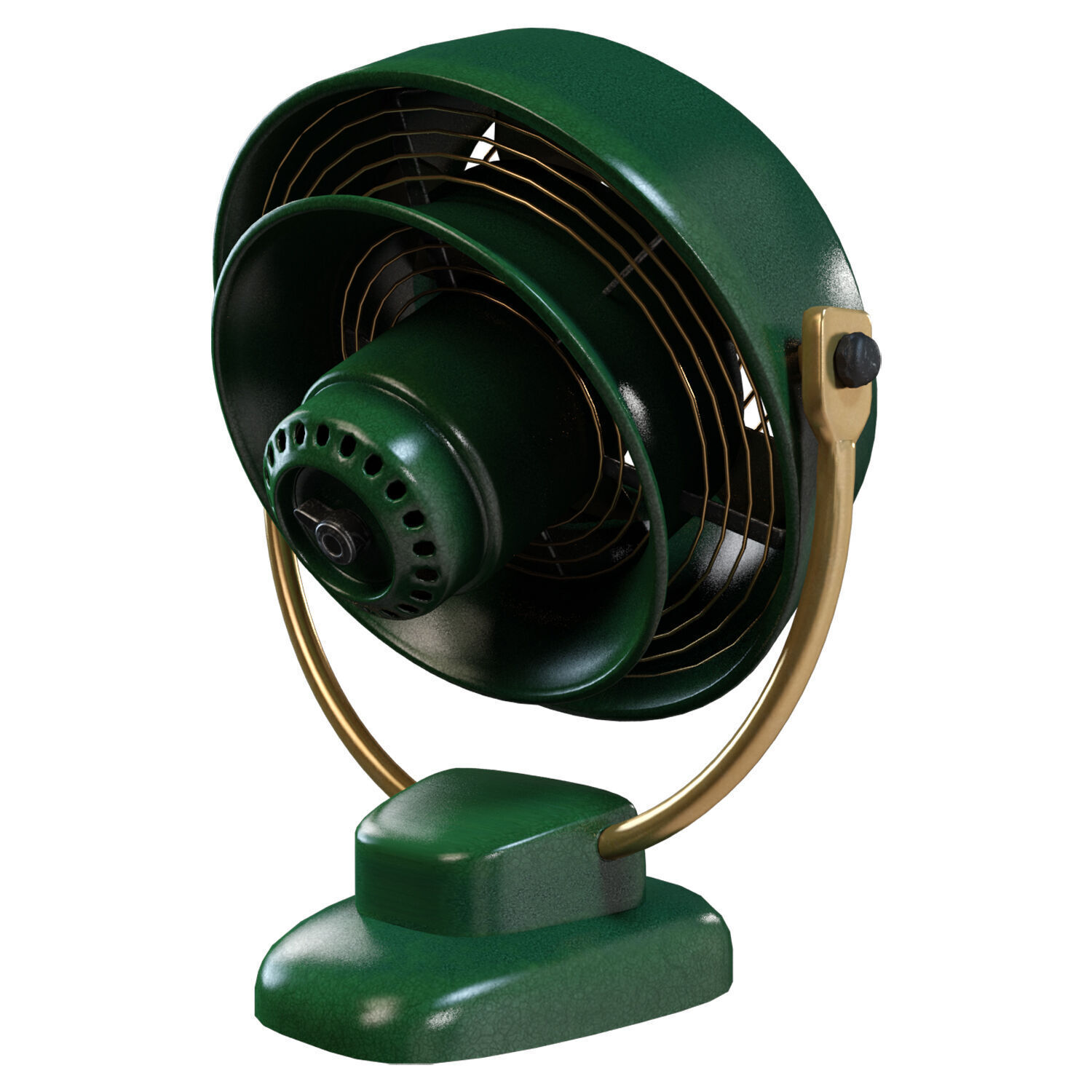 Vintage Vornado Fan Low-poly 3D model_3