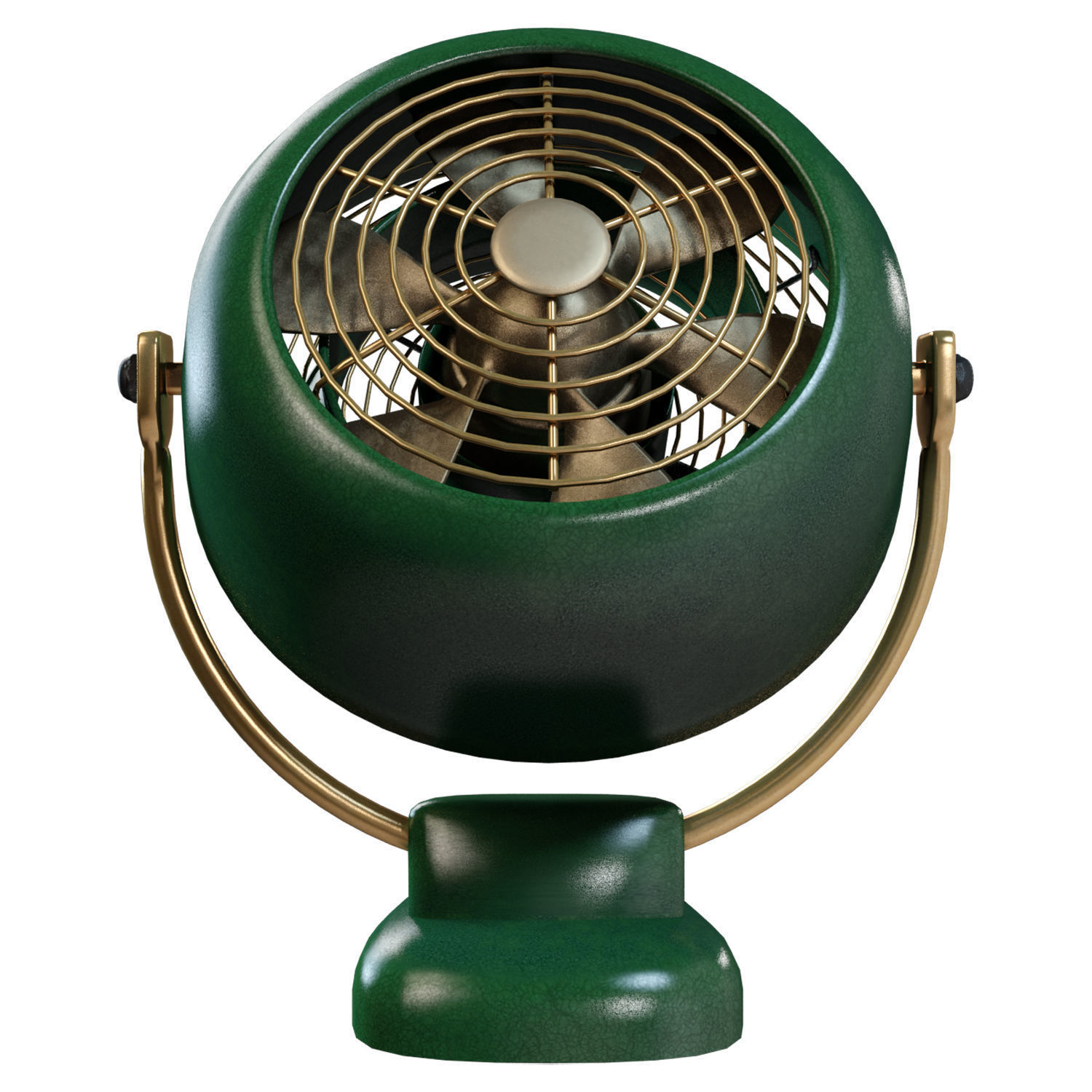 Vintage Vornado Fan Low-poly 3D model_2