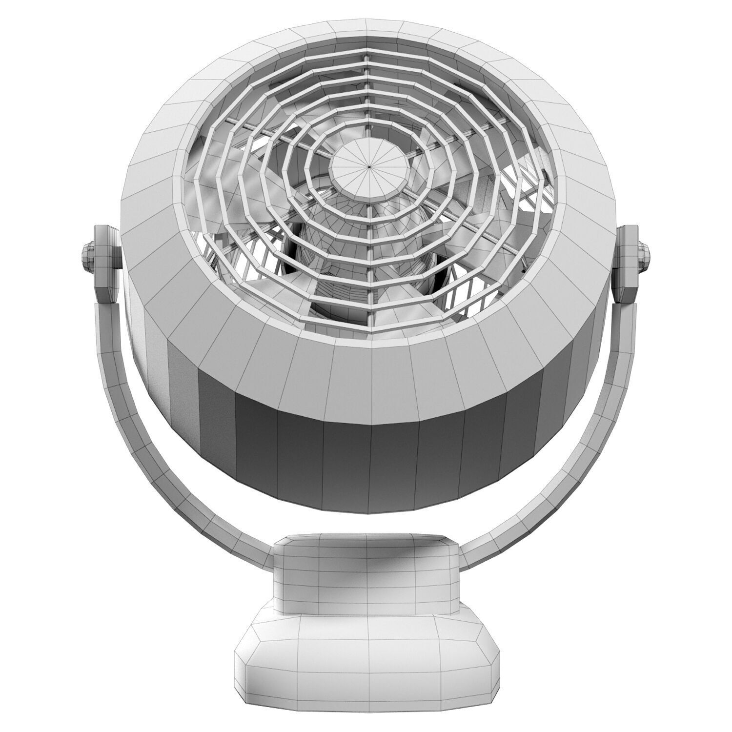 Vintage Vornado Fan Low-poly 3D model_5