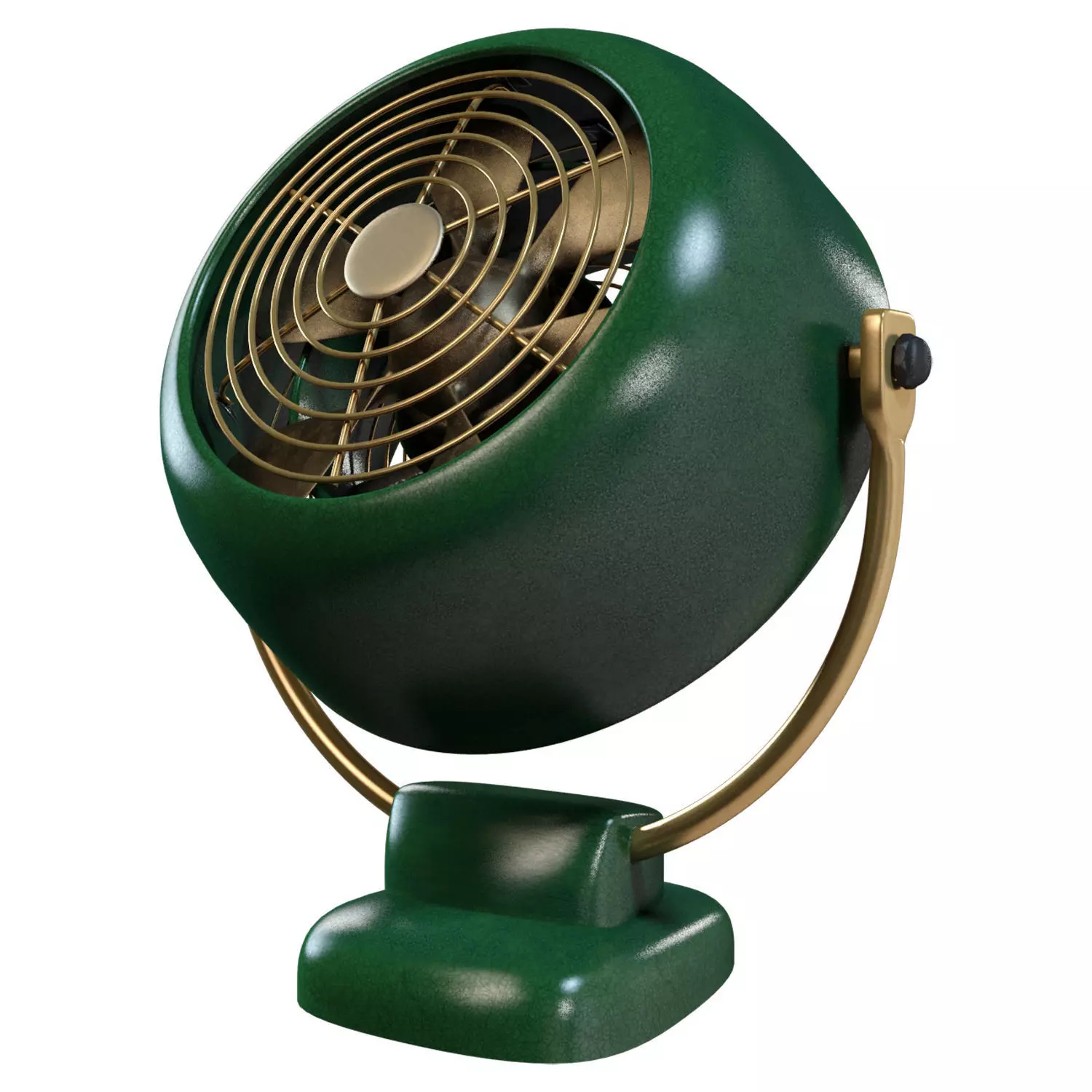 Vintage Vornado Fan Low-poly 3D model_0